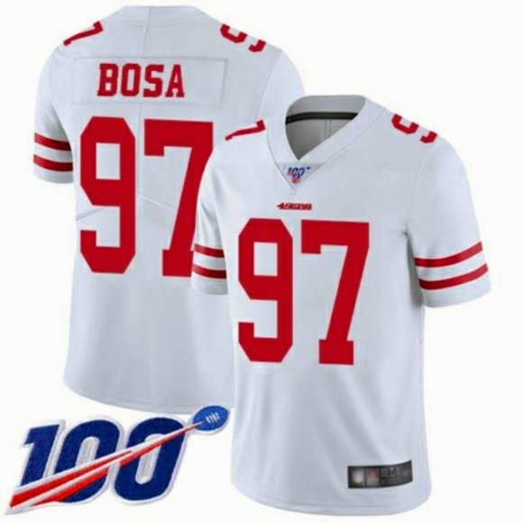 nick bosa white jersey